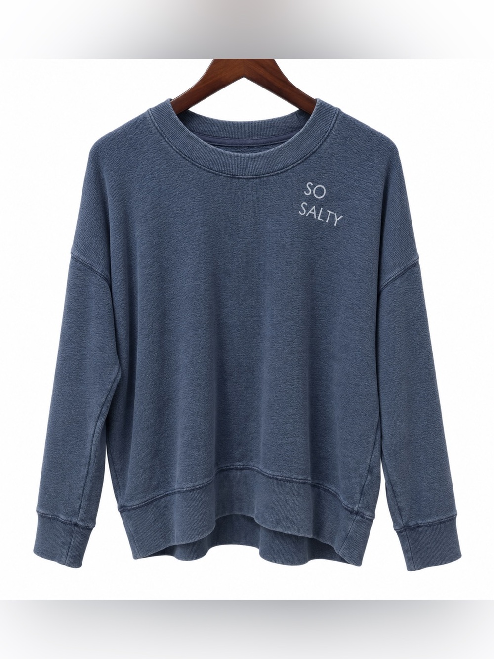 aerie SO SALTY Crewneck Sweatshirt - Slate Blue